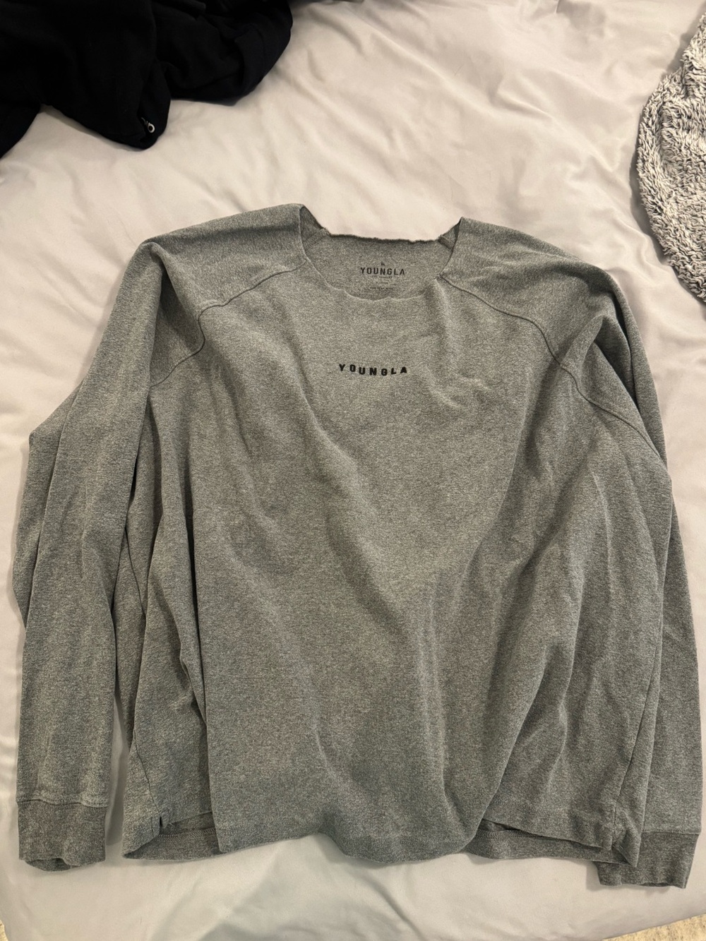 YoungLA Light Gray Crewneck Sweatshirt
